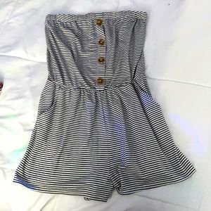 Black and White Romper